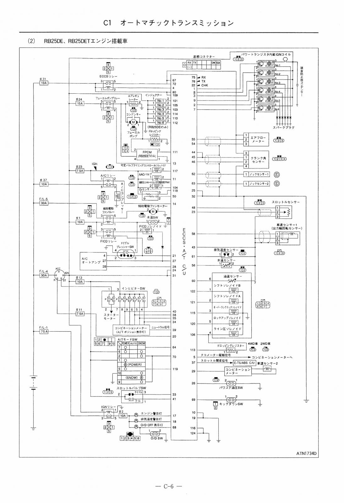 Nissan stagea схема