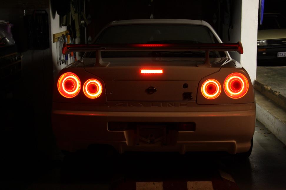 Complete R34 Coupe Led Rear Brake Light Set For Sale Private