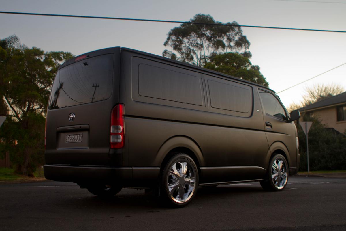 F.s 2007 Toyota Hiace Flat Black Sydney - For Sale (Private Whole cars