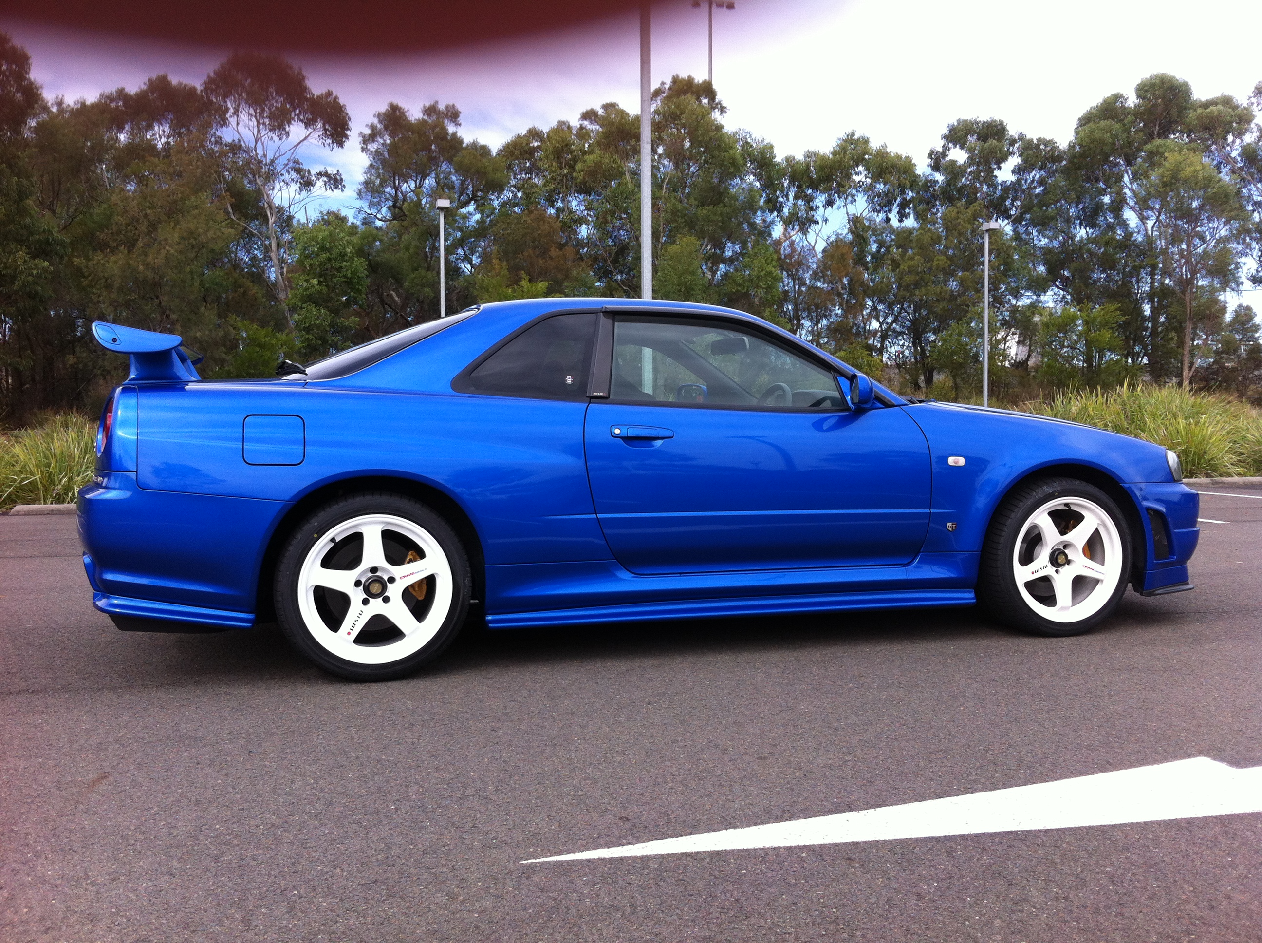 R34 GTR V-spec 2 Nur - Bayside blue - 15,400 kms - For Sale (Private ...