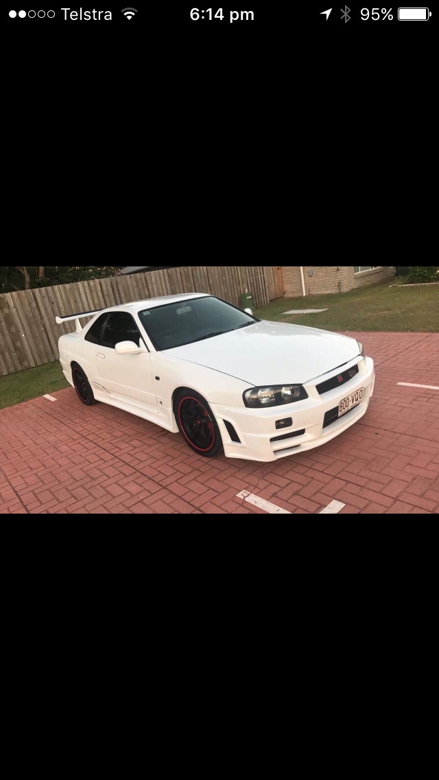 R34 Gtt With Gtr Z Tune Front Cosmetic Styling Respray Sau Community