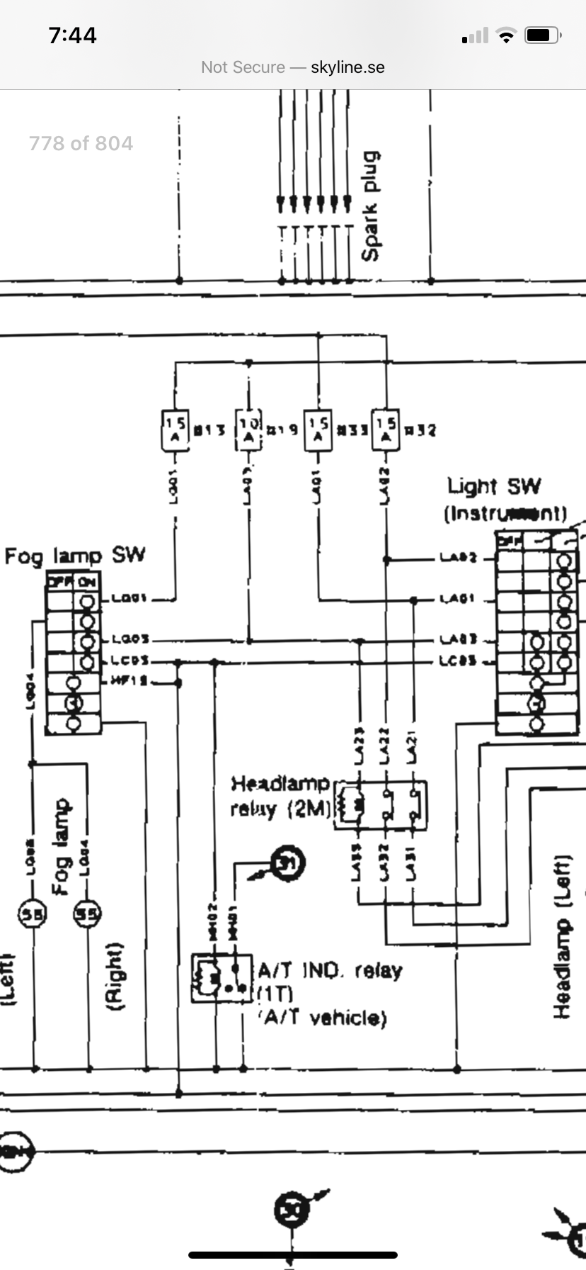 R32 fog light wiring and oem optional fog switch. Please help - Car