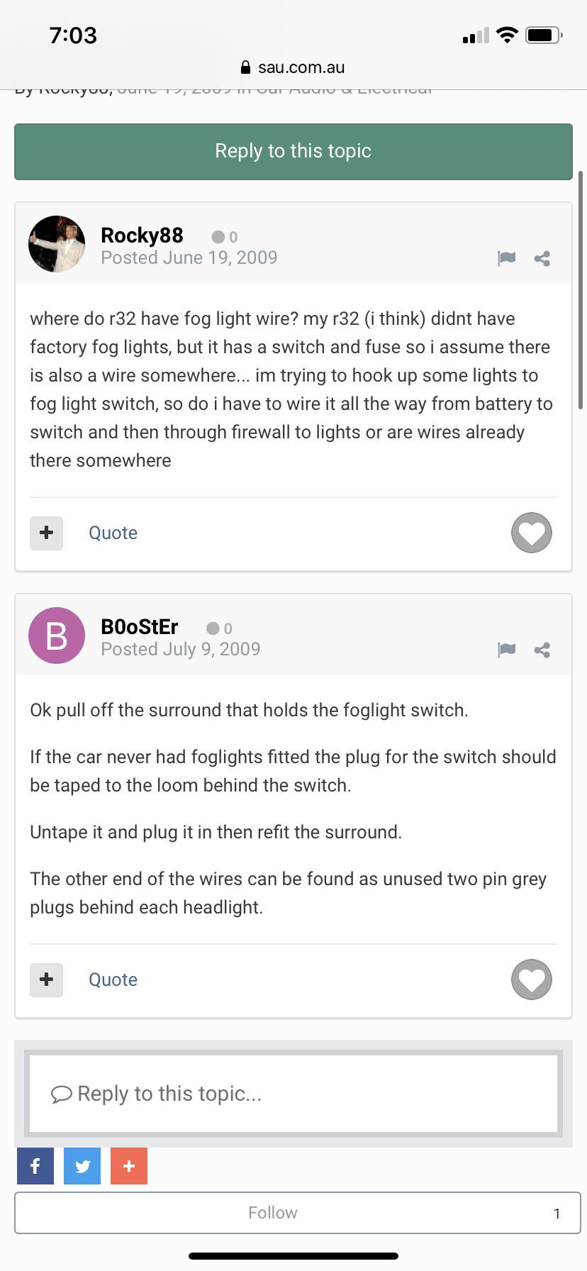 R32 Fog Light Wiring And Oem Optional Fog Switch Please