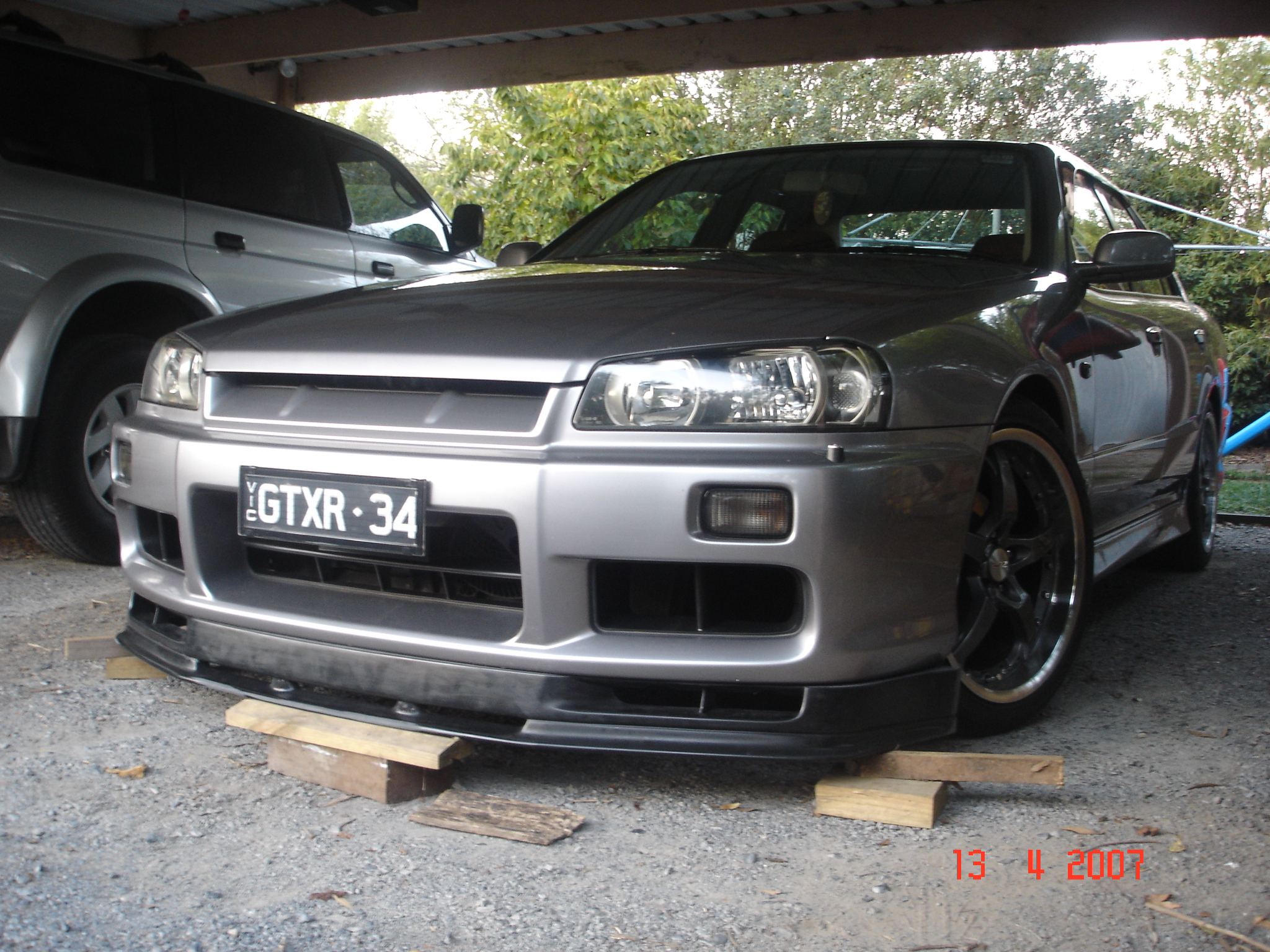 JDM GTR Style Bumper Lip For Nissan Skyline R34 GTT / Er34 / HCR34